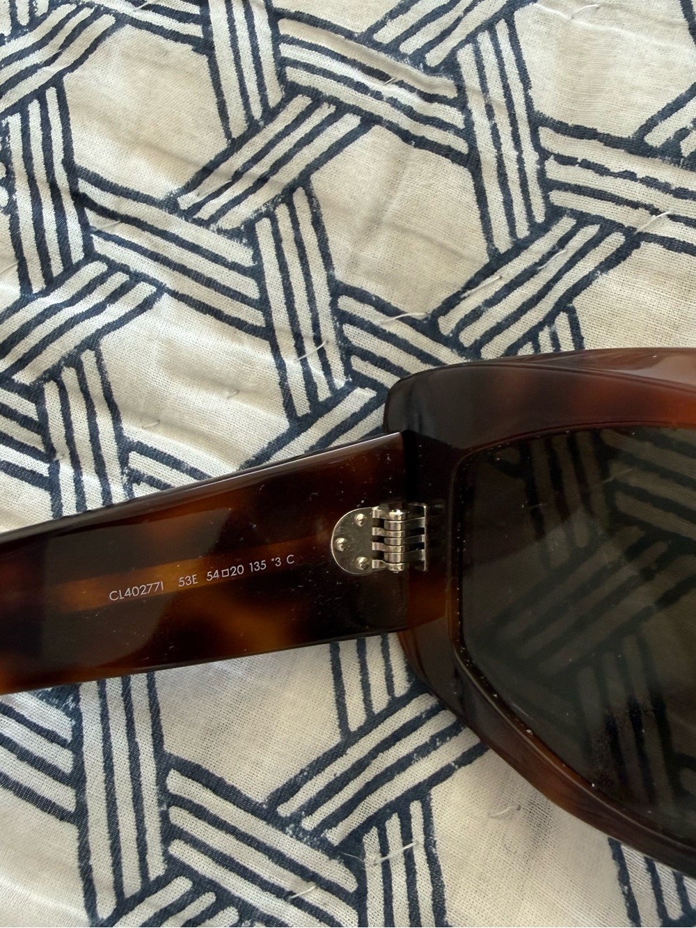 Celine Tortoise Cat Eye Sunglasses - Picture 5 of 5